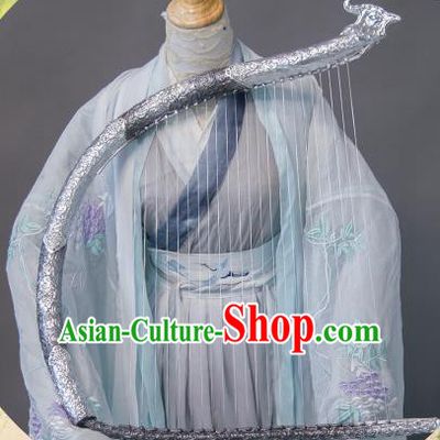 Chinese Traditional Cosplay Swordswoman Costume Ancient Jin Dynasty Princess Hanfu Dress for Women