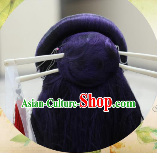 Chinese Traditional Cosplay Peri Wig Ancient Queen Wig Sheath for Women Chinese Traditional Cosplay Peri Wig Ancient Queen Wig Sheath for Women