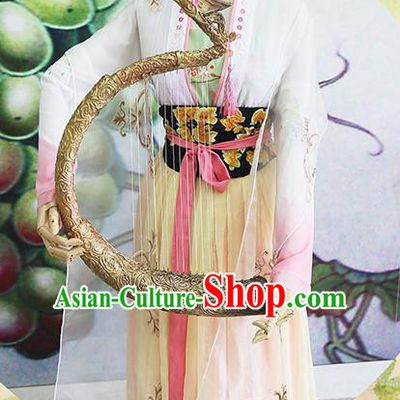 Chinese Traditional Cosplay Court Maid Costume Ancient Tang Dynasty Palace Lady Hanfu Dress for Women