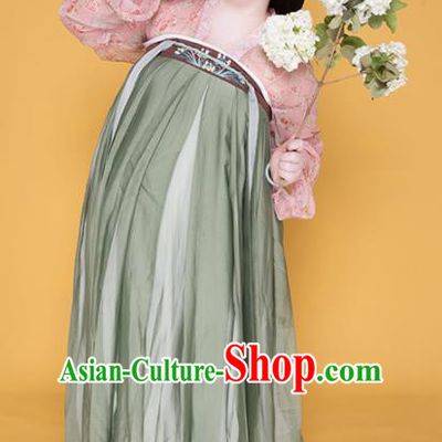 Traditional Chinese Tang Dynasty Gigaku Costume Ancient Court Large Size Hanfu Dress for Women