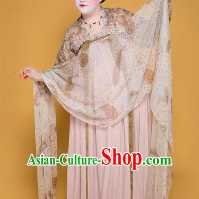 Traditional Chinese Tang Dynasty Imperial Consort Costume Ancient Court Lady Large Size Hanfu Dress for Women