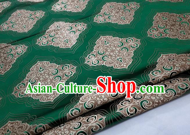 Chinese Traditional Tang Suit Green Brocade Royal Pattern Satin Fabric Material Classical Silk Fabric Chinese Traditional Tang Suit Green Brocade Royal Pattern Satin Fabric Material Classical Silk Fabric