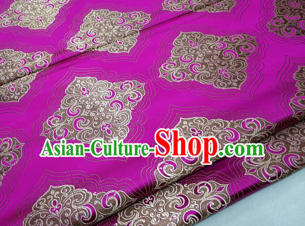 Chinese Traditional Tang Suit Rosy Brocade Royal Pattern Satin Fabric Material Classical Silk Fabric Chinese Traditional Tang Suit Rosy Brocade Royal Pattern Satin Fabric Material Classical Silk Fabric