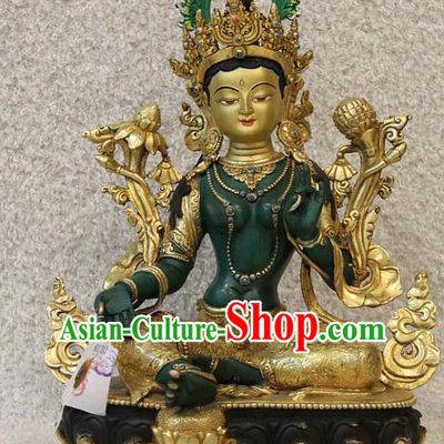 Chinese Traditional Buddhist Statue Buddha Brass Sculpture Decoration Tibetan Buddhism Feng Shui Items