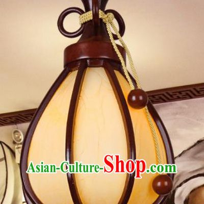 Chinese Traditional Hanging Lantern Handmade Wood Palace Lanterns Ceiling Lamp