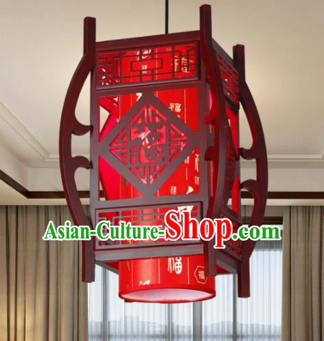 Chinese Traditional Hanging Lantern Handmade New Year Wood Palace Lanterns Ceiling Lamp Chinese Traditional Hanging Lantern Handmade New Year Wood Palace Lanterns Ceiling Lamp