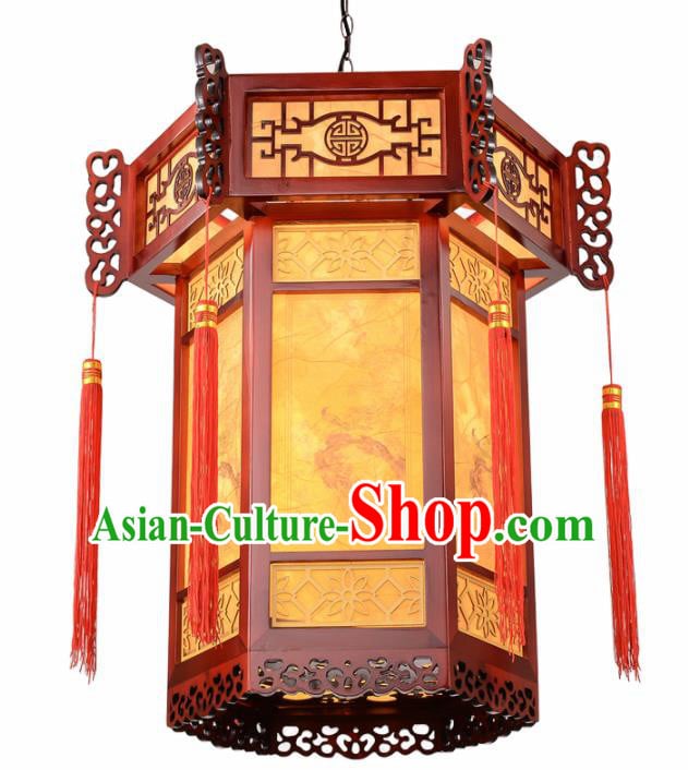 Chinese Traditional Handmade Sheepskin Palace Lantern Classical Wood Carving Hanging Lanterns Ceiling Lamp Chinese Traditional Handmade Sheepskin Palace Lantern Classical Wood Carving Hanging Lanterns Ceiling Lamp