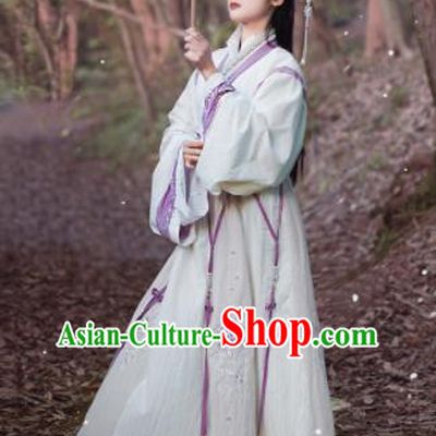 Chinese Jin Dynasty Imperial Consort Dress Traditional Ancient Princess Hanfu Historical Costume for Women