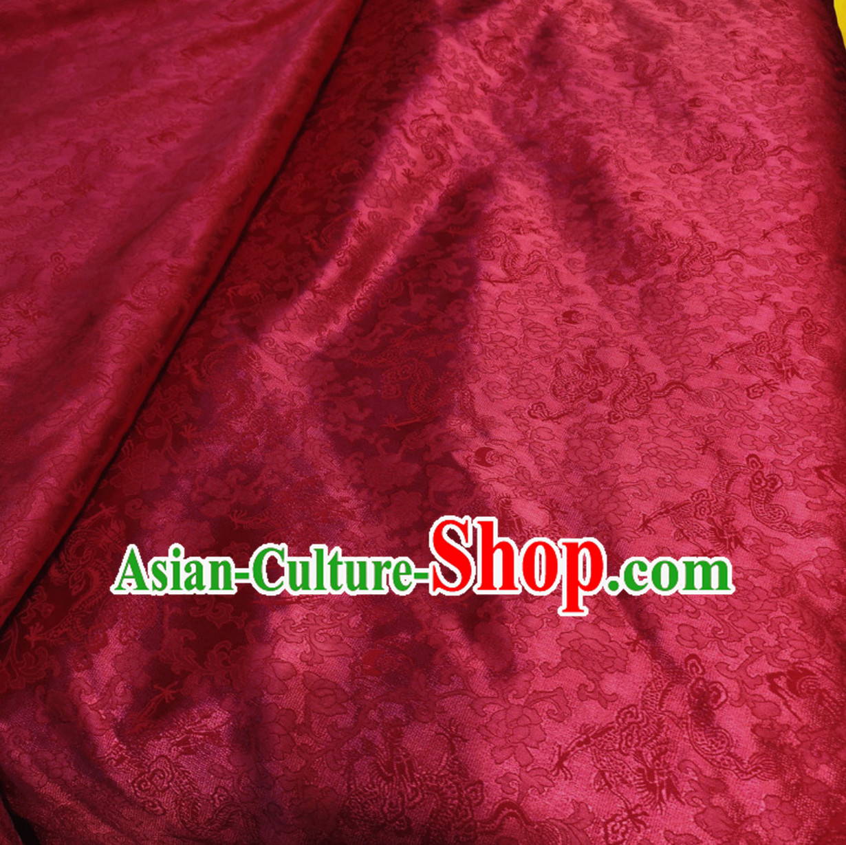 Wine Red Silk