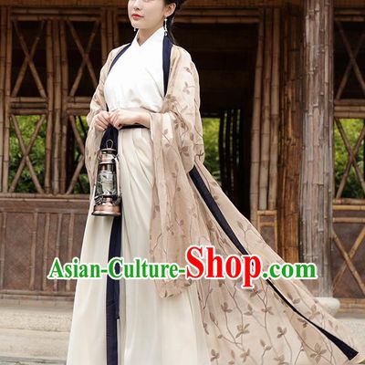 Chinese Ancient Imperial Consort Hanfu Dress Jin Dynasty Nobility Lady Princess Historical Costume for Women