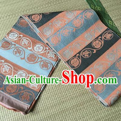 Japanese Traditional Kimono Brocade Belts Asian Handmade Japan Geisha Yukata Waistband for Women