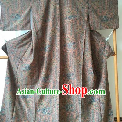 Japanese Traditional Furisode Kimono Asian Japan Geisha Yukata Dress Costume for Women