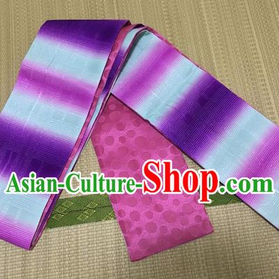 Japanese Traditional Kimono Rosy Belts Asian Handmade Japan Geisha Yukata Waistband for Women