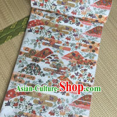 Japanese Traditional Yukata Court Brocade Belts Asian Handmade Japan Geisha Kimono Waistband for Women