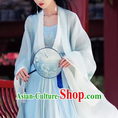 Ancient Chinese Song Dynasty Historical Costume Traditional Nobility Lady Embroidered Hanfu Dress for Women