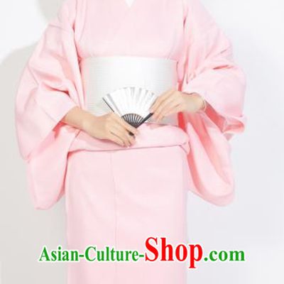Japanese Classical Hostess Pink Yukata Dress Asian Japan Traditional Costume Geisha Kimono for Women