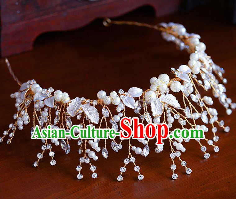 Handmade Baroque Bride Royal Crown European Queen Wedding Hair Accessories for Women Handmade Baroque Bride Royal Crown European Queen Wedding Hair Accessories for Women