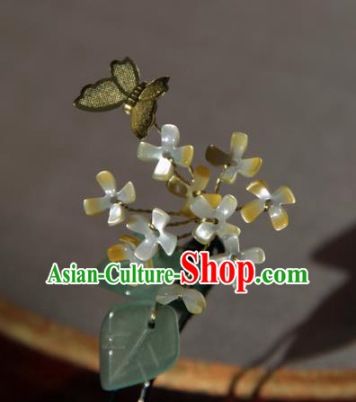 Traditional Chinese Ancient Princess Fragrans Butterfly Hair Clips Hairpins Handmade Hanfu Hair Accessories for Women Traditional Chinese Ancient Princess Fragrans Butterfly Hair Clips Hairpins Handmade Hanfu Hair Accessories for Women