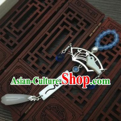Traditional Chinese Ancient Palace Bird Brooch Handmade Hanfu Breastpin Pendant for Women