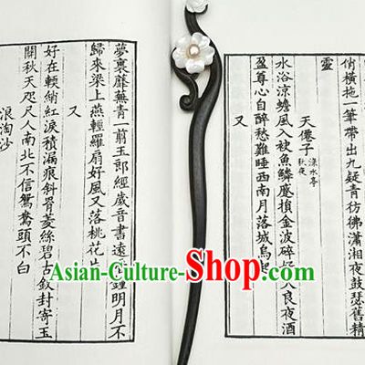 Traditional Chinese Ancient Queen Hanfu Hair Clip Wood Hairpins Handmade Wedding Hair Accessories for Women