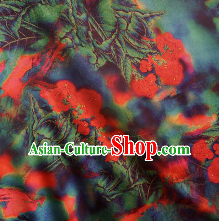 Asian Chinese Traditional Pattern Watered Gauze Cheongsam Silk Fabric Chinese Fabric Material Asian Chinese Traditional Pattern Watered Gauze Cheongsam Silk Fabric Chinese Fabric Material