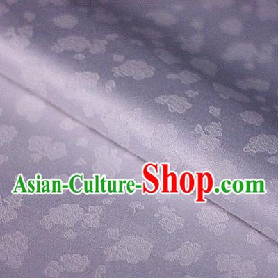 Asian Chinese Traditional Royal Flowers Pattern Purple Brocade Cheongsam Silk Fabric Chinese Satin Fabric Material