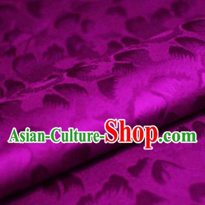 Chinese Classical Pattern Design Rosy Brocade Satin Cheongsam Silk Fabric Chinese Traditional Satin Fabric Material