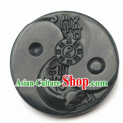 Handmade Chinese Ancient Carving Jade Pendant Traditional Jade Craft Jewelry Decoration Accessories