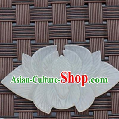 Chinese Ancient Wedding Carving Flowers Jade Pendant Traditional Handmade Jade Craft Jewelry Decoration Accessories