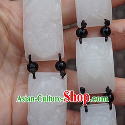 Chinese Handmade Ancient Carving Pi Xiu Jade Bracelet Traditional Jade Bangle Jewelry Accessories for Women for Men