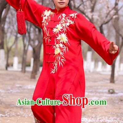 Top Chinese Traditional Competition Championship Tai Chi Taiji Kung Fu Wing Chun Kungfu Tai Ji Gong Fu Master Suit Clothing Complete Set