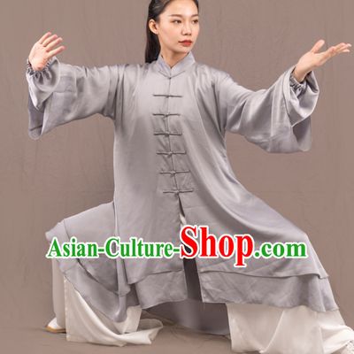 Top Chinese Traditional Competition Championship Professional Tai Chi Uniforms Taiji Kung Fu Wing Chun Kungfu Tai Ji Sword Gong Fu Master Clothing Suits Clothes Complete Set