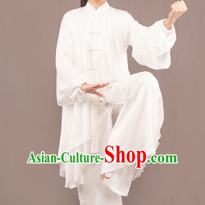 Top Chinese Traditional Competition Championship Professional Tai Chi Uniforms Taiji Kung Fu Wing Chun Kungfu Tai Ji Sword Gong Fu Master Clothing Suits Clothes Complete Set