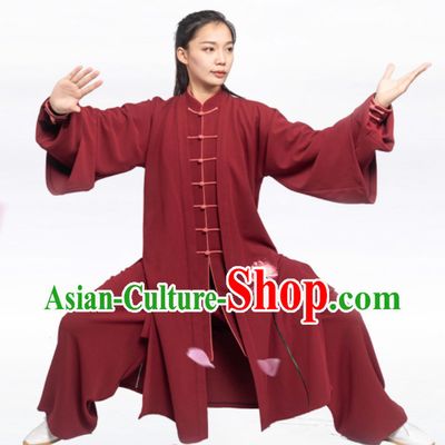 Good Meaning Lotus Chinese Traditional Competition Championship Professional Tai Chi Uniforms Taiji Kung Fu Wing Chun Kungfu Tai Ji Sword Master Clothing Suits Clothing