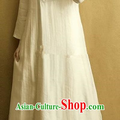 Traditional Chinese Embroidered Peony Yellow Rayon Qipao Dress Tang Suit Cheongsam National Costume for Women
