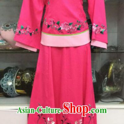 Handmade Chinese Beijing Opera Costume Peking Opera Actress Rosy Dress for Women