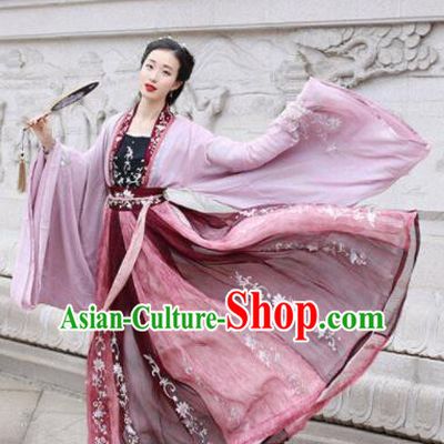 Traditional Chinese Tang Dynasty Imperial Consort Embroidered Hanfu Dress Ancient Drama Court Princess Historical Costume for Women