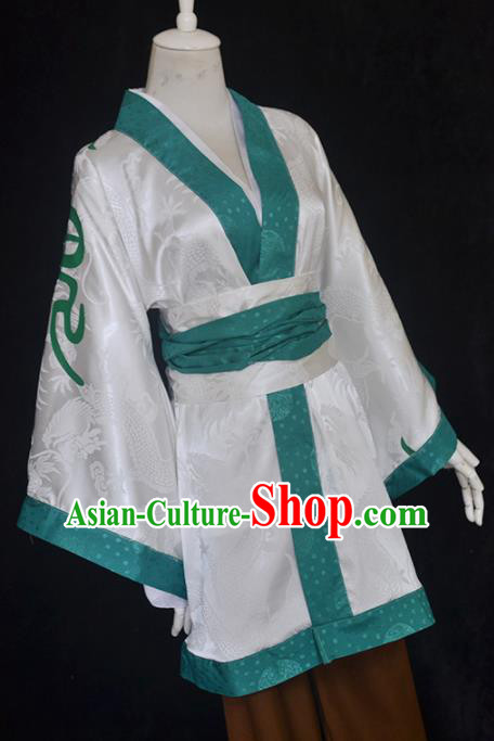 Traditional Chinese Cosplay Servant Clothing Ancient Livehand Costume for Men Traditional Chinese Cosplay Servant Clothing Ancient Livehand Costume for Men