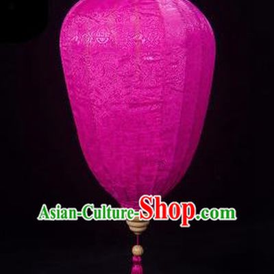 Handmade Traditional Chinese Lantern Ceiling Lamp Rosy Lanterns New Year Lantern