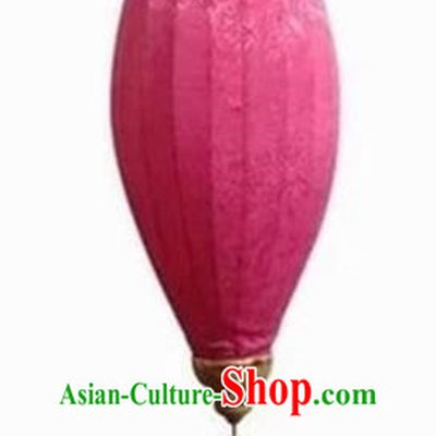 Handmade Chinese Traditional Lantern Pink Silk Lanterns Ceiling Lamp New Year Lantern