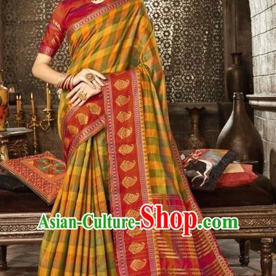 Asian India Traditional Sari Dress Indian Court Costume Bollywood Queen Clothing for Women