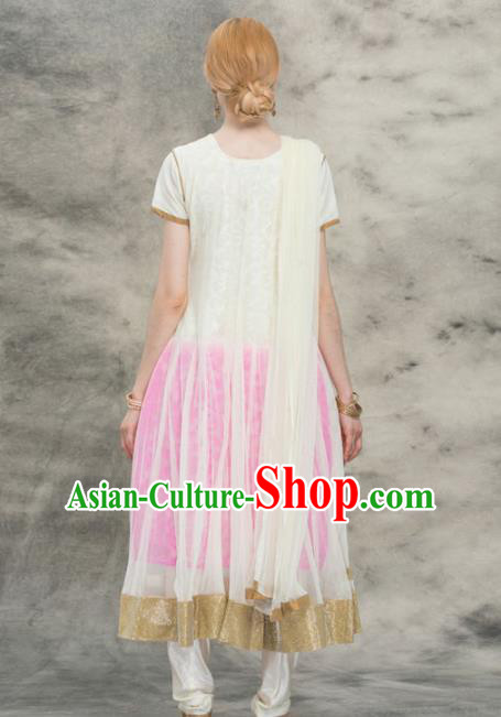 South Asian India Traditional Yoga Pink Dress Asia Indian National Punjabi Costume for Women South Asian India Traditional Yoga Pink Dress Asia Indian National Punjabi Costume for Women