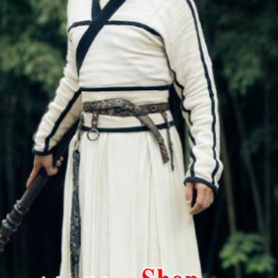 Traditional Chinese Drama Hoshin Engi Ancient Shang Dynasty Swordsman Yang Jian Historical Costume for Men