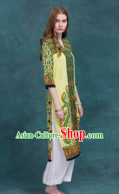 South Asian India Traditional Costume Yellow Dress Asia Indian National Punjabi Suit for Women South Asian India Traditional Costume Yellow Dress Asia Indian National Punjabi Suit for Women