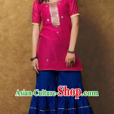 South Asian India Traditional Costume Asia Indian National Punjabi Suit for Women