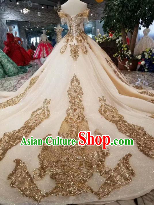 Customize Handmade Wedding Princess Embroidered Mullet Dress Court Bride Costume for Women Customize Handmade Wedding Princess Embroidered Mullet Dress Court Bride Costume for Women