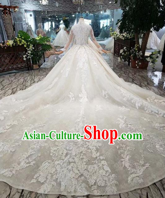 Handmade Customize Princess Lace Wedding Mullet Dress Court Bride Embroidered Costume for Women Handmade Customize Princess Lace Wedding Mullet Dress Court Bride Embroidered Costume for Women