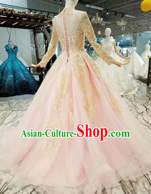 Customize Modern Fancywork Full Dress Top Grade Waltz Dance Costume for Women Customize Modern Fancywork Full Dress Top Grade Waltz Dance Costume for Women