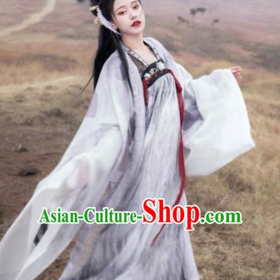 Asian Chinese Tang Dynasty Princess Historical Costume Ancient Court Lady Traditional Hanfu Dress for Women
