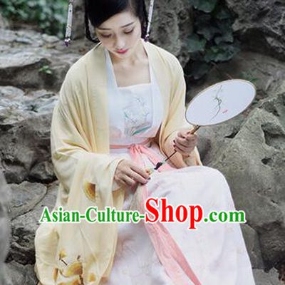 Traditional Chinese Ming Dynasty Imperial Consort Embroidered Hanfu Dress Ancient Drama Palace Lady Historical Costume for Women